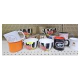 LOT OF ASST. DECORATIVE & ADVERTISING COFFEE MUGS