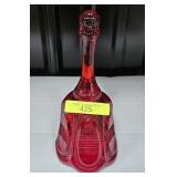 6' FENTON GLASS RUBY RED BELL