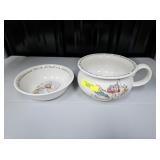 2- WEDGWOOD 'PETER RABBIT' CHILD'S BOWLS