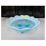 8' JEFFERSON GLASS 'RUFFLES & RINGS' BOWL
