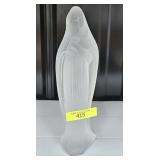 8' LEAD CRYSTAL MADONNA W/ CHILD FIGURE