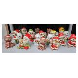 LOT OF VINTAGE HOME INTERIOR 3' CHRISTMAS FIGURES