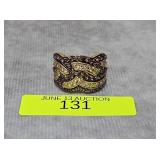 STERLING SILVER MARCASITE RING, SZ-7