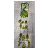 28' GLASS PEACOCK SUNCATCHER