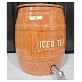 11.5' 'USA POTTERY' ICE TEA BEVERAGE DISPENSER