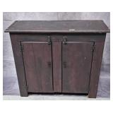 ANTIQUE PRIMITIVE 2- DOOR CABINET