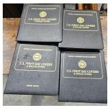 4- BOUND BOOKS OF ASST. US POSTAL 1ST DAY ISSUES