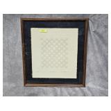 MARY RUTHERFORD 'CHAIN OF HEARTS' EMBOSSED PRINT