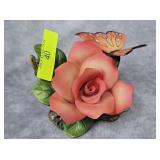 4' LEFTON CHINA BUTTERFLY FLOWER FIGURE
