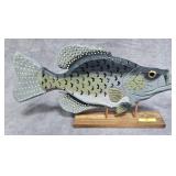 16' CARVED WOOD FISH FIGURE