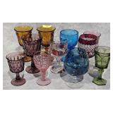 GROUPING OF ASST. 'COLORFUL' GLASS TUBLERS