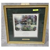 14' X 14' THOMAS KINKADE 'SERENITY PRAYER' PRINT