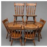 7- PC. PINE KITCHEN TABLE SET