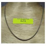 15' STERLING SILVER ROPE NECKLACE