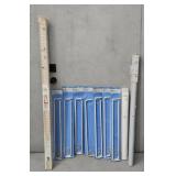 LOT OF ASST. CURTAIN RODS & SHADES