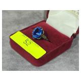 SARAH COVENTRY STERLING & CRYSTAL RING, SZ-7