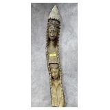 26' CARVED PALM TRIBAL FIGURE