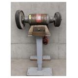 RISSOTA BENCH GRINDER W/ PEDESTAL BASE