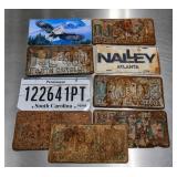 LOT OF ASST. VINTAGE NC & SC LICENSE PLATES