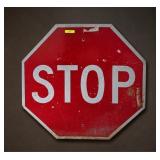 REGULATION DOT METAL STOP SIGN