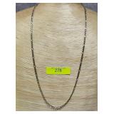 12' STERLING SILVER FIGARO NECKLACE