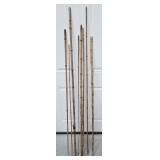 LOT OF ASST. VINTAGE BAMBOO FISHING RODS