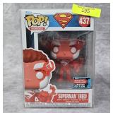 FUNKO POP NO. 437 'RED SUPERMAN' FIGURE