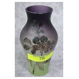 4.5' ART NOUVEAU FRENCH GLASS VASE
