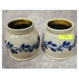 PAIR OF 4' SALMON FALLS POTTERY MUGS