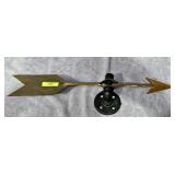 17' BRASS WEATHER VANE ARROW