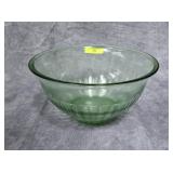 9' HAZEL ATLAS VASELINE GLASS BOWL