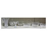 LOT OF MIKASA, GODDINGER & OTHER CRYSTAL
