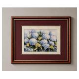 22' X 18' FRAMED HYDRANGEA PRINT