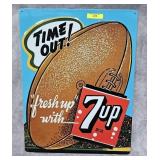 13' X 17' METAL 7-UP SIGN