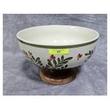 10' ITALIAN PORCELAIN COMPOTE