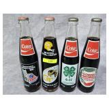 4- VINTAGE COCA-COLA 10 OZ. BOTTLES