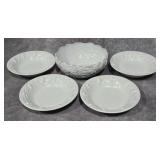 4- WILLIAMS SONOMA & OTHER STONEWARE BOWLS