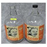 2- VINTAGE DIXI-COLA SYRUP JUGS