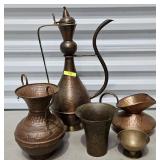 5- PC. LOT OF ASST. COPPER & BRASS Dï¿½COR