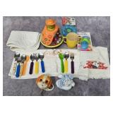 LOT OF ASST. NEWBORN TOYS & ACCESSORIES