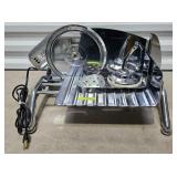 VINTAGE RIVAL STAINLESS MEAT SLICER