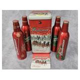 2007 BUDWEISER HOLIDAY BEER BOTTLE SET