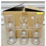 CASE OF 47- GLASS TUMBLERS