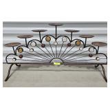26' SEVEN-TIER WROUGHT IRON CANDLE