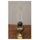 WELLS FARGO BRASS OIL LAMP