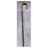 VINTAGE 35' WOODEN WALKING CANE