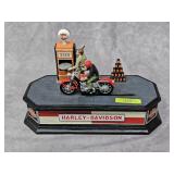 10' CAST IRON HARLEY DAVIDSON MECHANICAL BANK