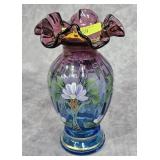 6.5' FENTON GLASS 'FAMILY SIGNED' VASE