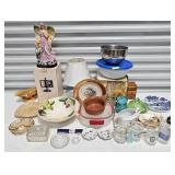 LOT OF ASST. GLASS, CERAMICS, AND HOME Dï¿½COR