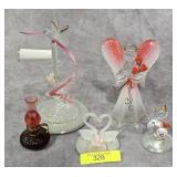 LOT OF 3- GLASS MINIATURES